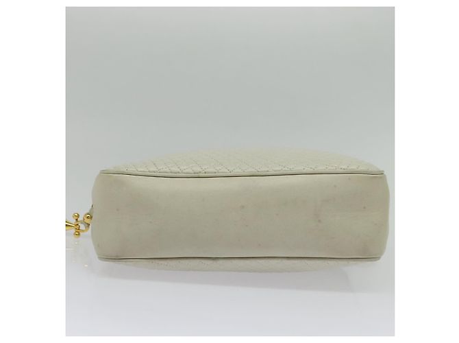 BALLY Borsa a Spalla con Catena Pelle Avorio Oro Auth 141066 D'oro Crudo - vista 5