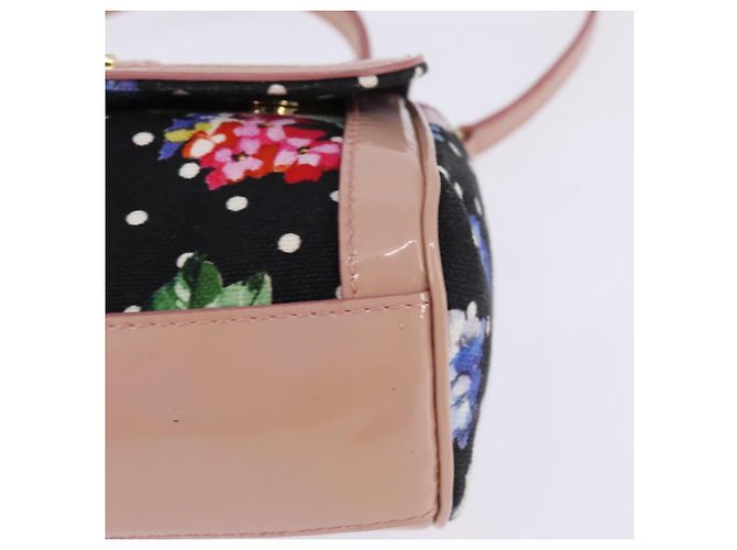 Dolce & Gabbana DOLCE&GABBANA Borsa a Mano in Tela Nera e Oro Auth BA6092 Nero D'oro - vista 15