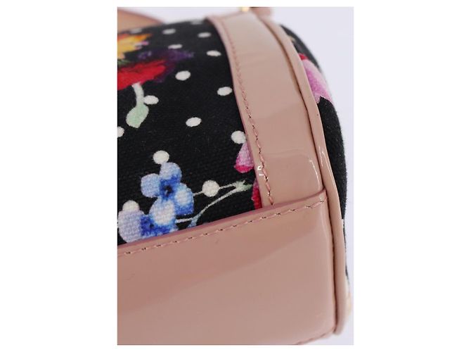 Dolce & Gabbana DOLCE&GABBANA Borsa a Mano in Tela Nera e Oro Auth BA6092 Nero D'oro - vista 17