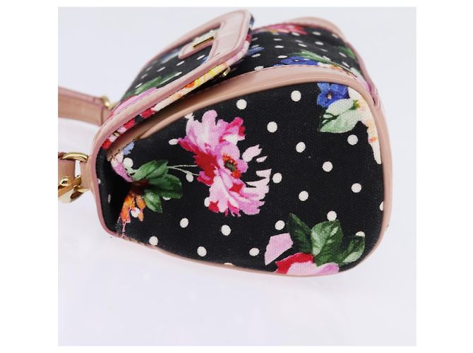 Dolce & Gabbana DOLCE&GABBANA Borsa a Mano in Tela Nera e Oro Auth BA6092 Nero D'oro - vista 3