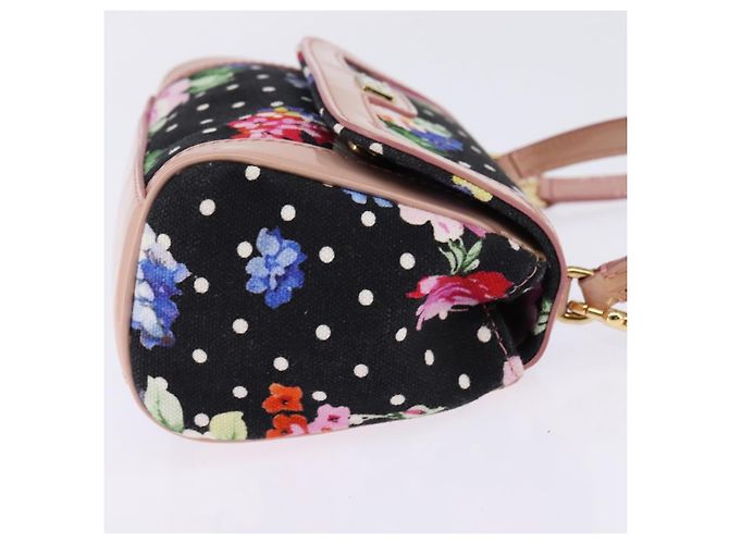 Dolce & Gabbana DOLCE&GABBANA Borsa a Mano in Tela Nera e Oro Auth BA6092 Nero D'oro - vista 4