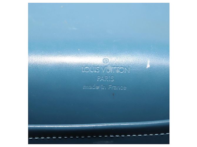 LOUIS VUITTON Sac Club Damier Vernis Vert Pétrole Bleu M92128 LV Auth BA5815 - vue 22