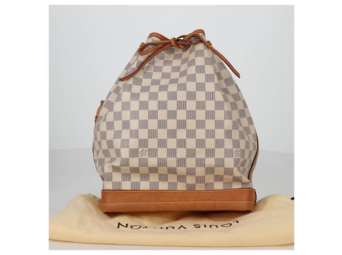 LOUIS VUITTON Borsa a Spalla Noe Damier Azur N42222 LV Auth 141023V - vista 12