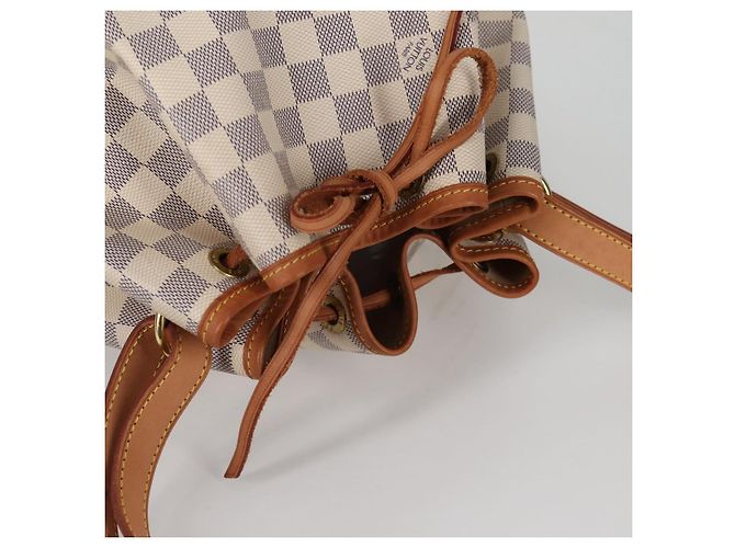 LOUIS VUITTON Borsa a Spalla Noe Damier Azur N42222 LV Auth 141023V - vista 6