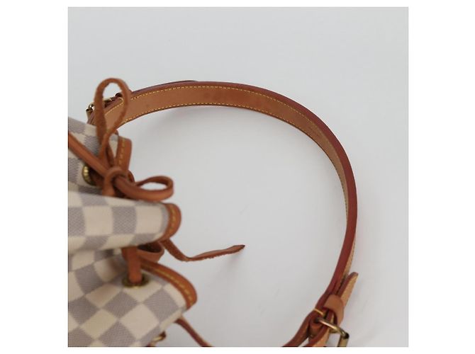 LOUIS VUITTON Borsa a Spalla Noe Damier Azur N42222 LV Auth 141023V - vista 8