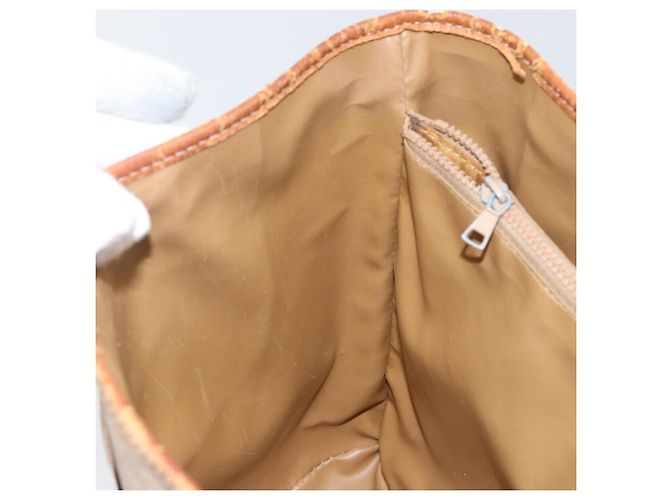 Céline CELINE Macadam Canvas Tote Bag PVC Beige Gold Auth bs29412 Golden - Ansicht 21