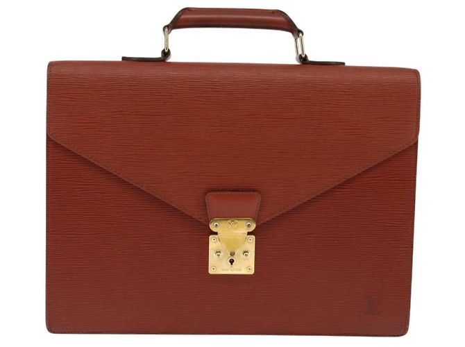 LOUIS VUITTON Cartella Consulente Epi Marrone M54423 LV Auth ep10946 - vista 13