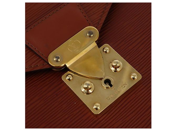 LOUIS VUITTON Cartella Consulente Epi Marrone M54423 LV Auth ep10946 - vista 17