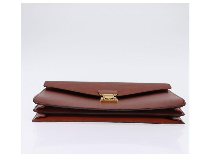 LOUIS VUITTON Cartella Consulente Epi Marrone M54423 LV Auth ep10946 - vista 5