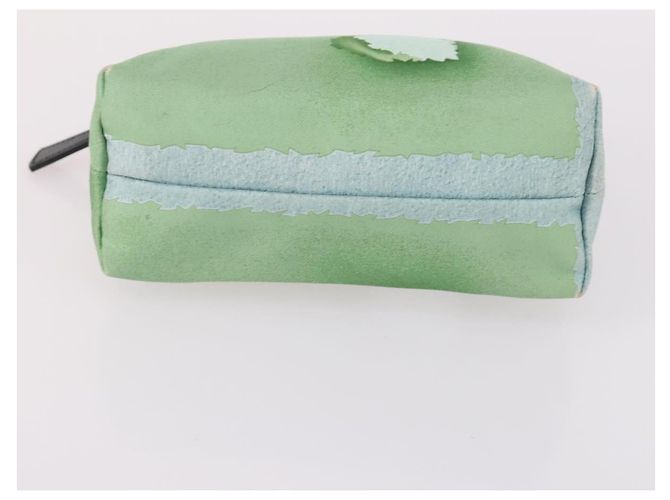 Bulgari Pochette BVLGARI Nylon 2Set Rosso Verde Auth bs29017 - vista 6