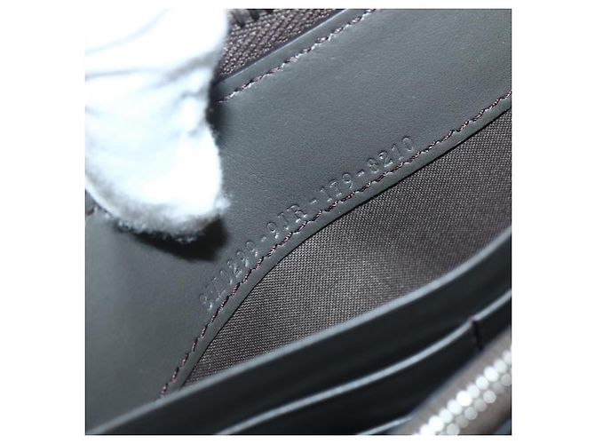 FENDI Hypnotize Lange Geldbörse aus Leder Grau Authentisch 142443M Braun - Ansicht 11