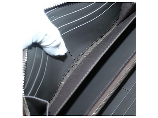 FENDI Hypnotize Lange Geldbörse aus Leder Grau Authentisch 142443M Braun - Ansicht 20