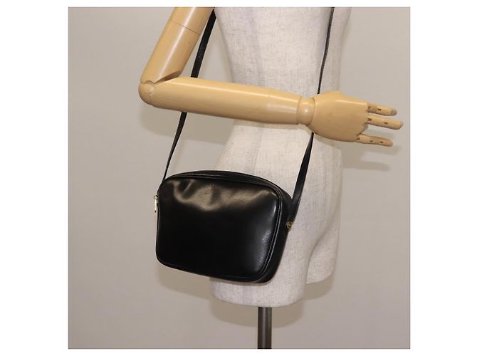 Borsa a Spalla Salvatore Ferragamo in Pelle Nera e Oro Auth bs29115 Nero D'oro - vista 20