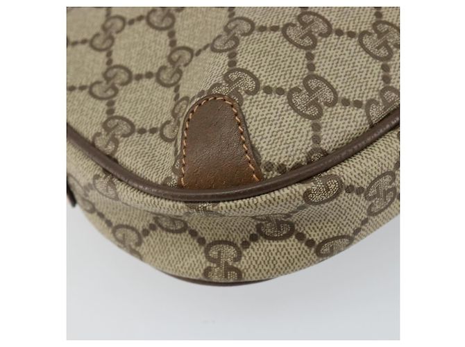 Borsa Sherry Line GG Supreme Web di GUCCI in PVC Beige e Oro 89 02 066 Auth 142438 D'oro - vista 16