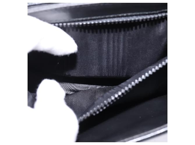 Céline Borsa a Spalla in Pelle Nera e Oro Auth BA5688 Nero D'oro - vista 11
