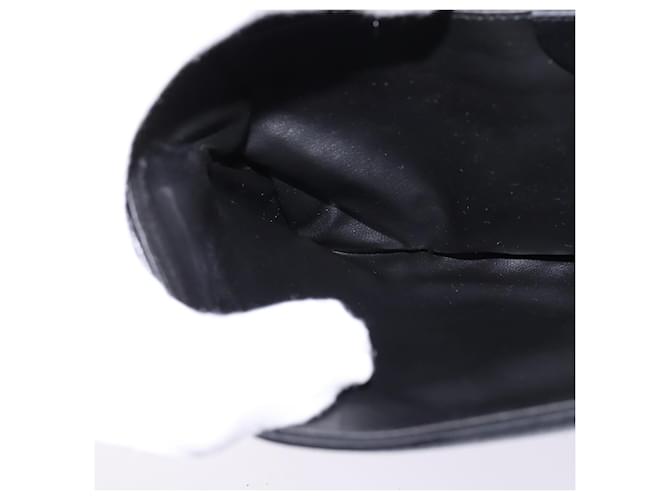 Céline Borsa a Spalla in Pelle Nera e Oro Auth BA5688 Nero D'oro - vista 21