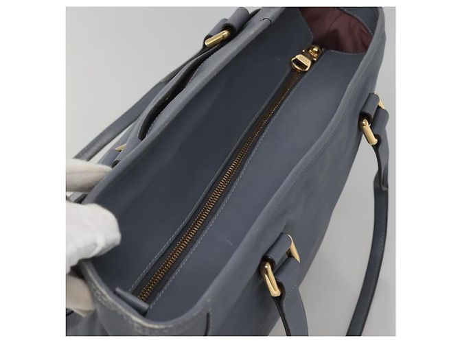 LOEWE Borsa Tote Anagramma Pelle Viola Oro Auth 141948 D'oro Porpora - vista 6