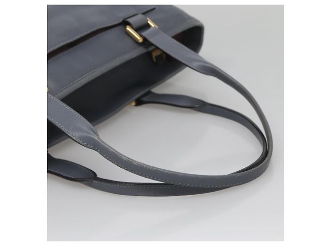 LOEWE Borsa Tote Anagramma Pelle Viola Oro Auth 141948 D'oro Porpora - vista 7