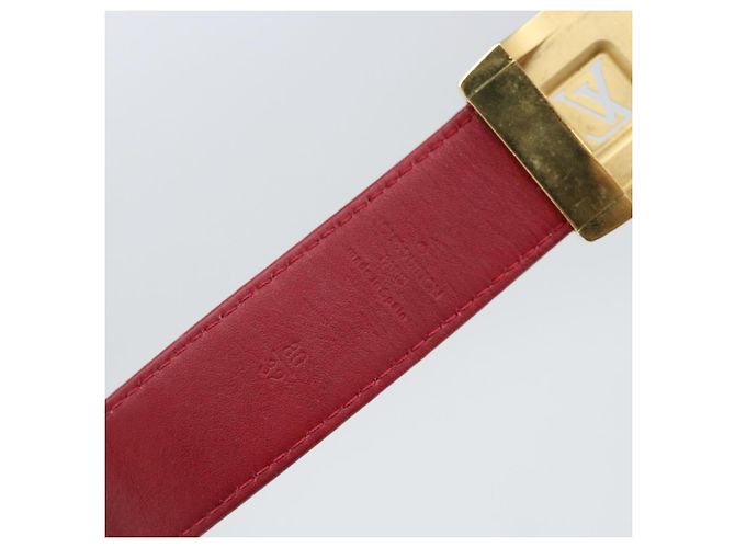 LOUIS VUITTON Monogramm Multicolor Gürtel LV Cut 35,8"" Weiß Auth 142762 - Ansicht 11