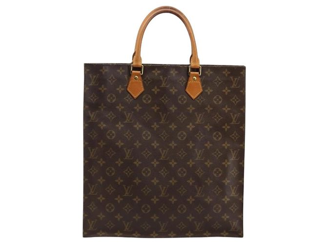 LOUIS VUITTON Borsa Sac Plat Monogram M51140 LV Auth 142771 Monogramma - vista 13
