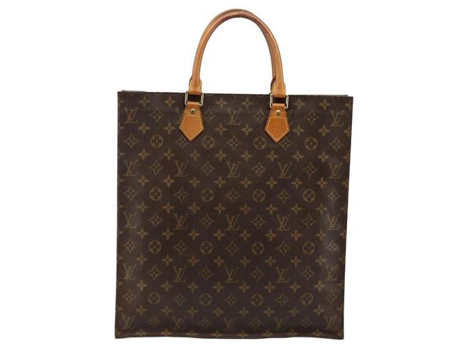 LOUIS VUITTON Borsa Sac Plat Monogram M51140 LV Auth 142771 Monogramma - vista 2