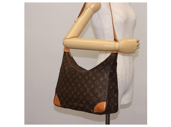 LOUIS VUITTON Borsa a Spalla Monogram Boulogne 35 M51260 LV Auth 141925 Monogramma - vista 21