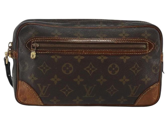 LOUIS VUITTON Clutch Marly Dragonne GM Monogram M51825 LV Auth BA5658 Monogramma - vista 13