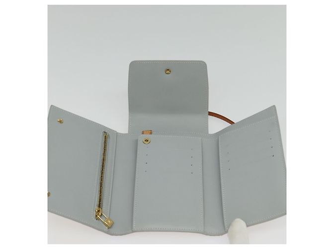 LOUIS VUITTON Portafoglio Walker Monogram Vernis Grigio M91031 LV Auth 141125 - vista 10