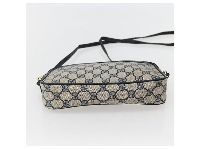 Gucci Borsa a Spalla GG Supreme in PVC Navy Gold 007 115 6428 8039 Auth ep10857 - vista 5