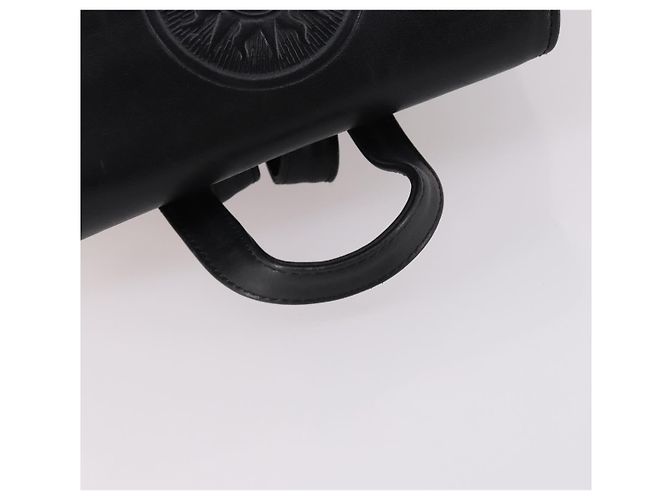Zaino in pelle nera e oro Gianni Versace Auth BA5214 Nero D'oro - vista 7