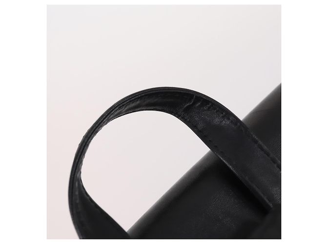 Zaino in pelle nera e oro Gianni Versace Auth BA5214 Nero D'oro - vista 8