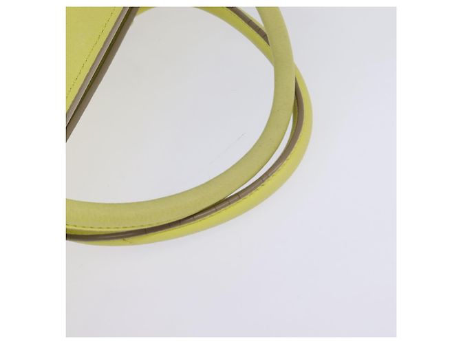 Céline CELINE Mini Borsa a Mano Thai in Pelle Giallo Oro Auth BA5808 D'oro - vista 7
