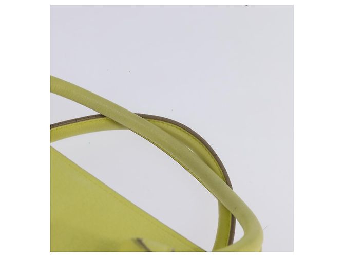 Céline CELINE Mini Borsa a Mano Thai in Pelle Giallo Oro Auth BA5808 D'oro - vista 8