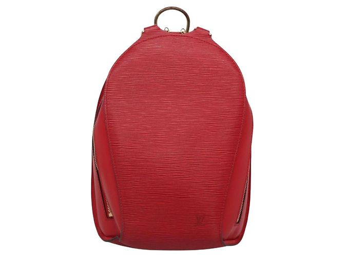 LOUIS VUITTON Zaino Epi Mabillon Rosso Castigliano M52237 LV Auth 141017 - vista 13