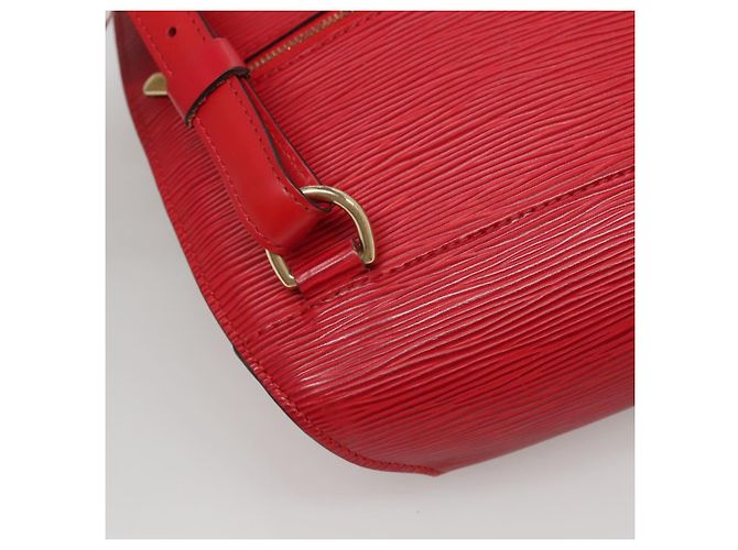 LOUIS VUITTON Zaino Epi Mabillon Rosso Castigliano M52237 LV Auth 141017 - vista 17