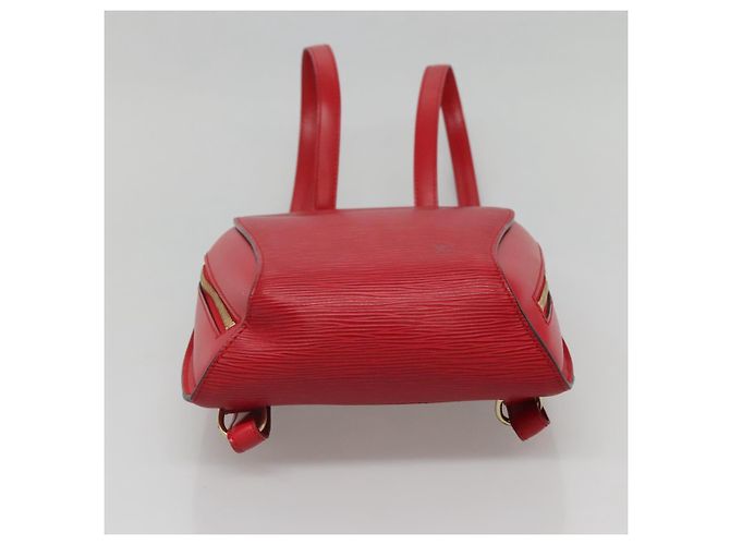 LOUIS VUITTON Zaino Epi Mabillon Rosso Castigliano M52237 LV Auth 141017 - vista 5