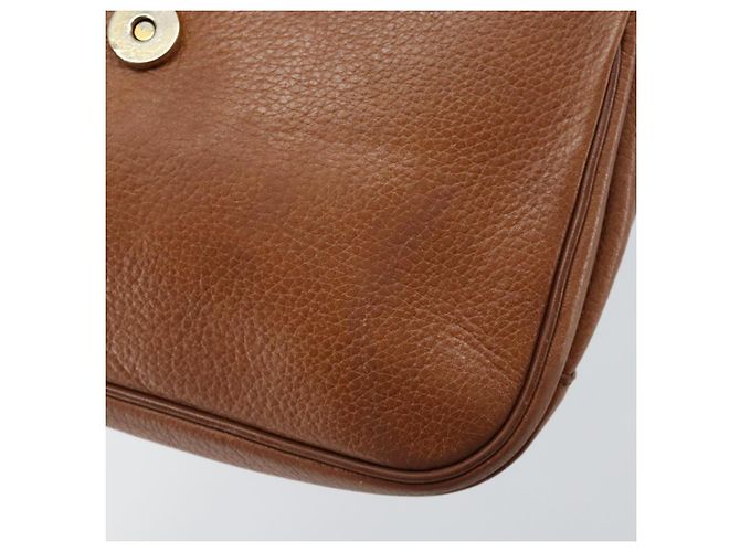 Autre Marque Borsa a Spalla Burberrys in Pelle Oro Marrone Auth bs29390 D'oro - vista 10
