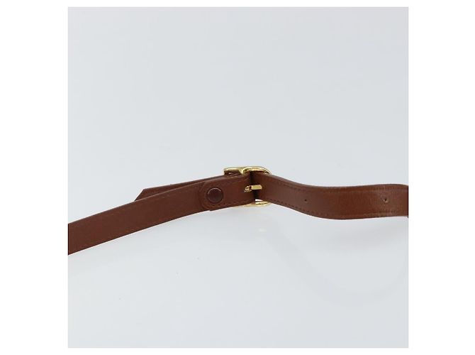 Autre Marque Borsa a Spalla Burberrys in Pelle Oro Marrone Auth bs29390 D'oro - vista 14