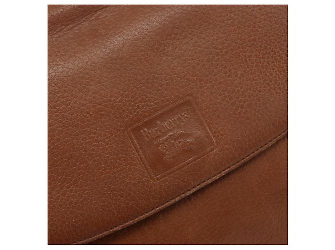 Autre Marque Borsa a Spalla Burberrys in Pelle Oro Marrone Auth bs29390 D'oro - vista 18