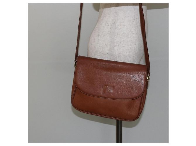 Autre Marque Borsa a Spalla Burberrys in Pelle Oro Marrone Auth bs29390 D'oro - vista 22