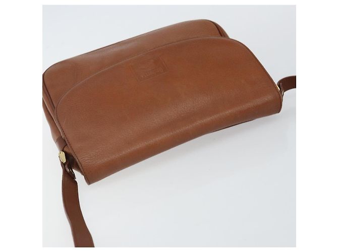 Autre Marque Borsa a Spalla Burberrys in Pelle Oro Marrone Auth bs29390 D'oro - vista 6