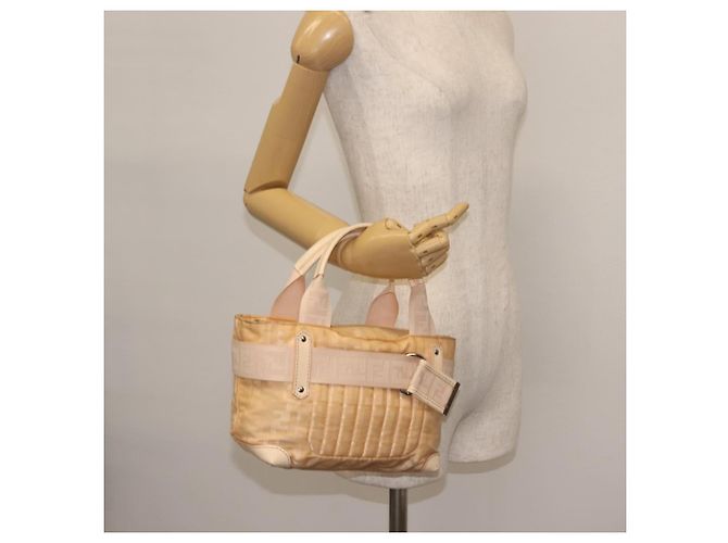 FENDI Zucca Canvas Handtasche Beige Auth bs29109 - Ansicht 20