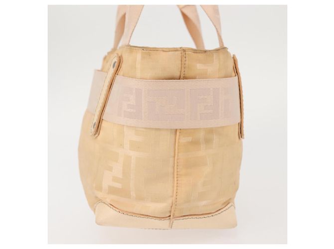 FENDI Zucca Canvas Handtasche Beige Auth bs29109 - Ansicht 4