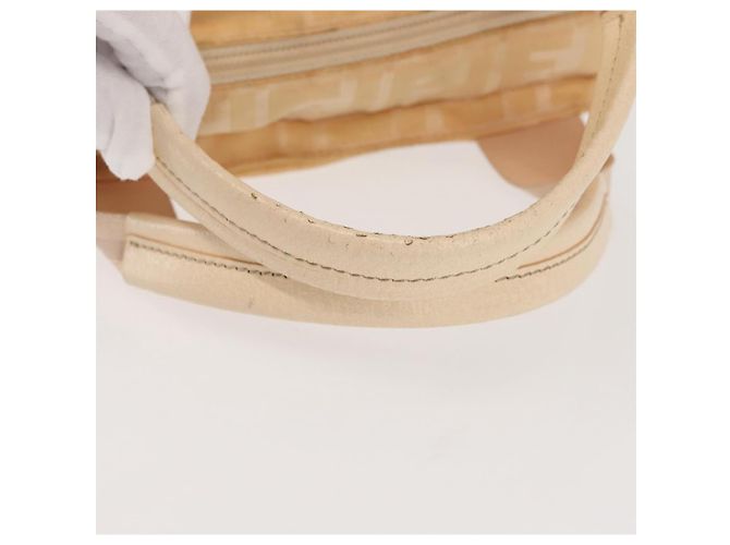 FENDI Zucca Canvas Handtasche Beige Auth bs29109 - Ansicht 7