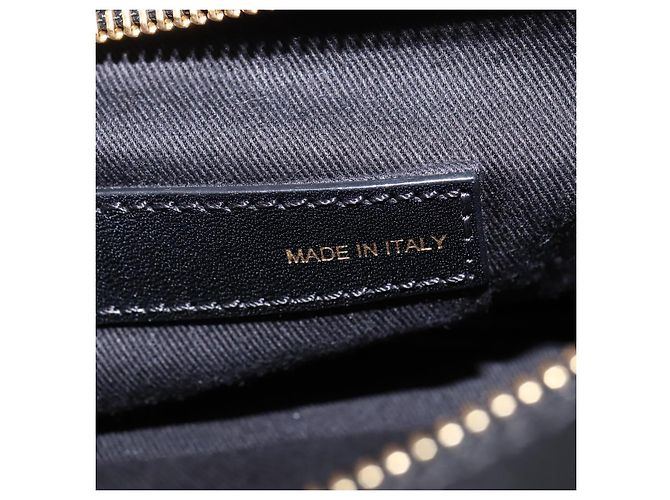 Chloé Sac à main en cuir Chloe Alice 2 en 1 Marine Or Auth BA5952 - vue 20