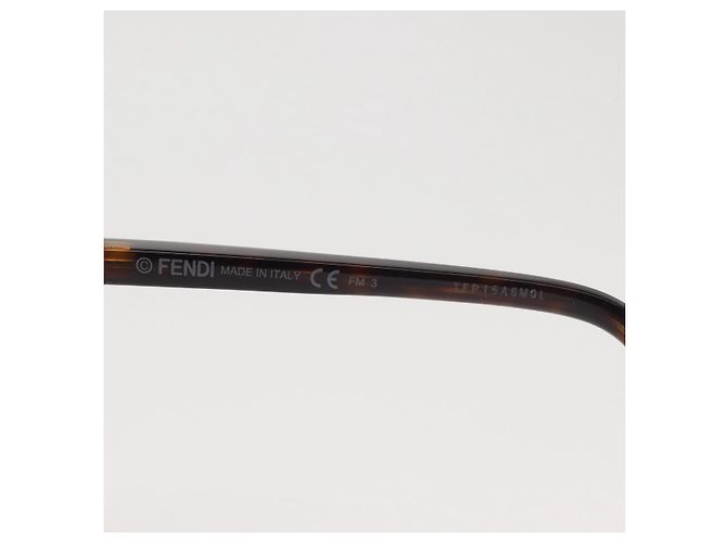 Gafas de sol FENDI de plástico marrón Auth BA6233 Castaño - vista 10