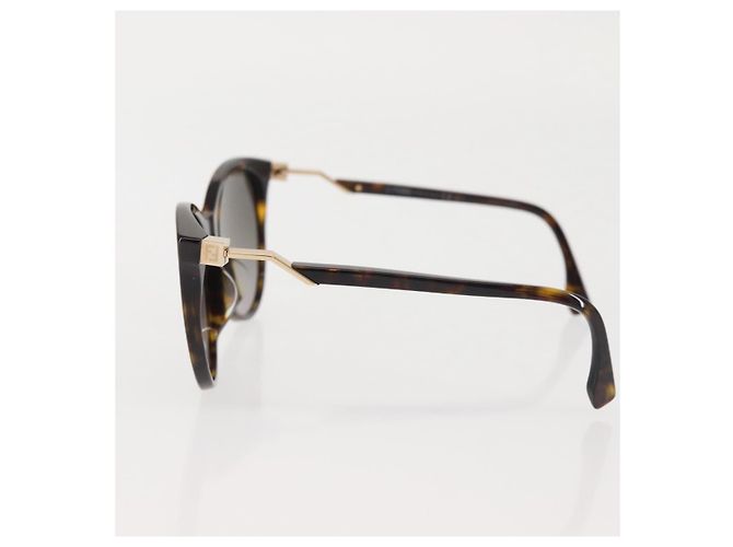 Gafas de sol FENDI de plástico marrón Auth BA6233 Castaño - vista 6