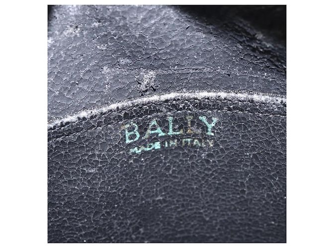 BALLY Borsa a Spalla a Catena in Pelle Bianca e Oro Auth BA5745 Bianco D'oro - vista 10