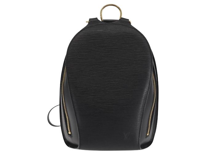 LOUIS VUITTON Zaino Epi Mabillon Nero M52232 LV Auth 142147 - vista 13