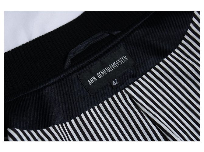 Ann Demeulemeester, jaqueta bomber brilhante - vista 5